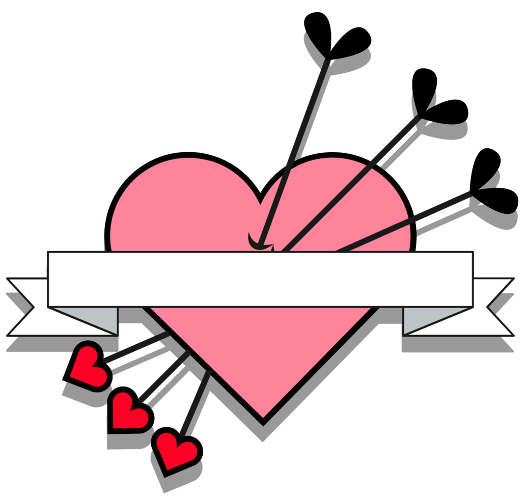 Heart Arrow Transparent PNG Image