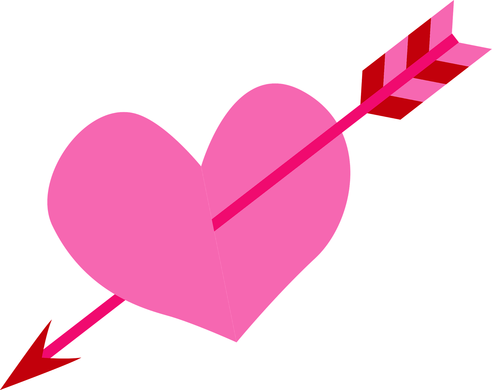 Heart Love Arrow Transparent PNG Image