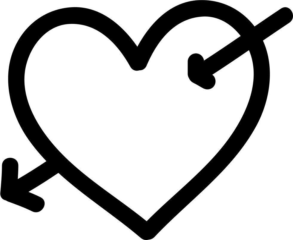 Heart Vector Arrow Transparent PNG Image