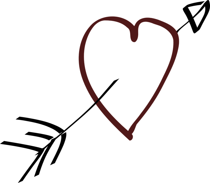 Heart Vector Arrow Transparent PNG Image