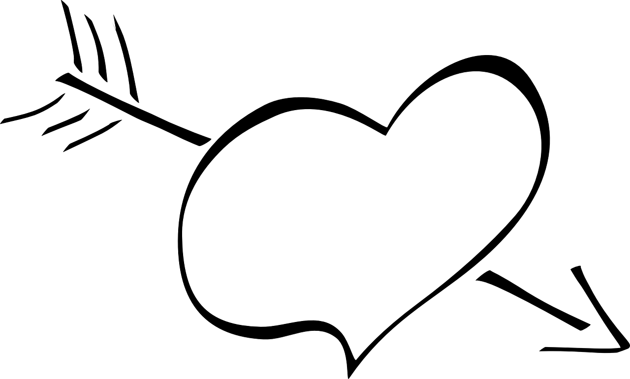 Heart Vector Arrow Transparent PNG Image