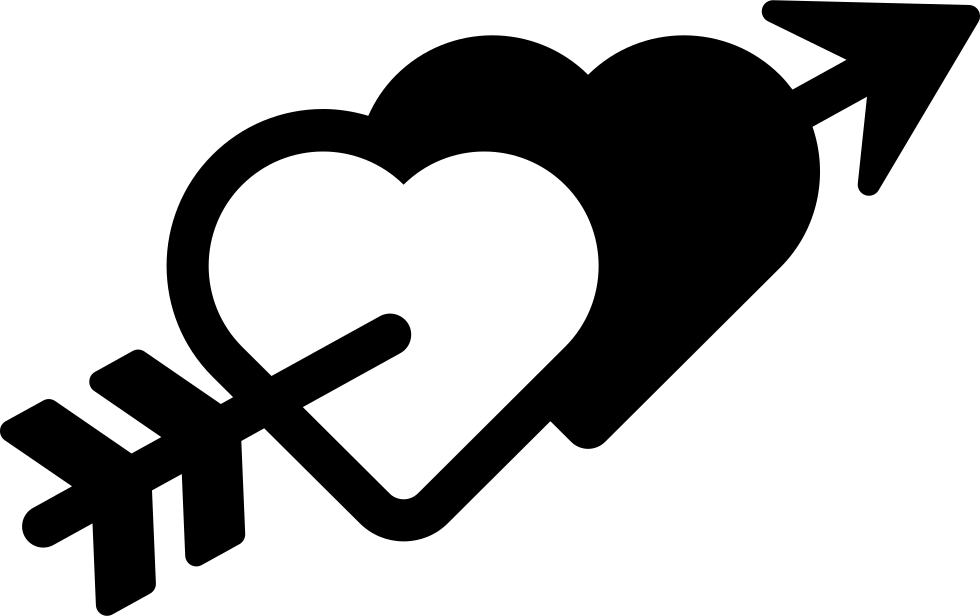 Heart Vector Arrow Transparent PNG Image