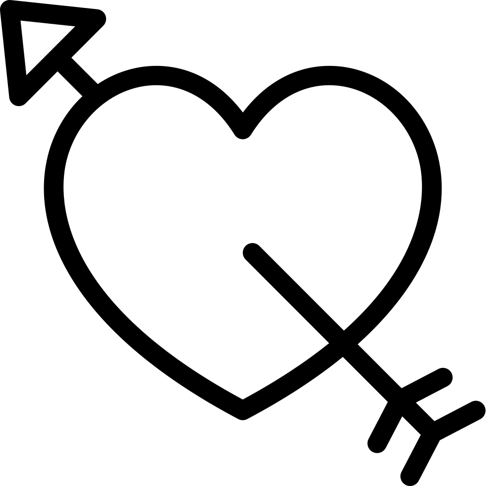 Heart Vector Arrow Transparent PNG Image