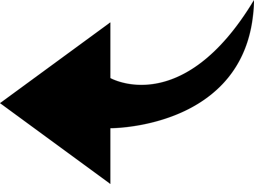 Black Arrow Left Transparent PNG Image