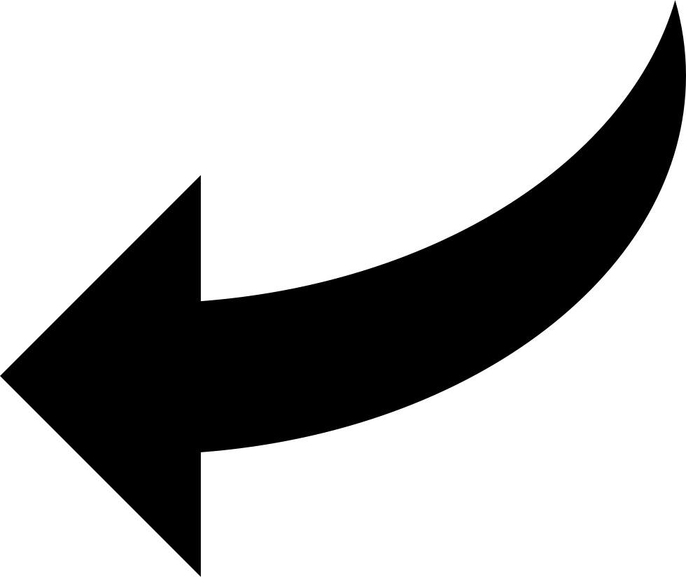 Black Arrow Left Transparent PNG Image