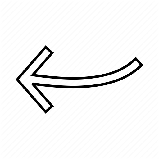 Silhouette Arrow Left Transparent PNG Image