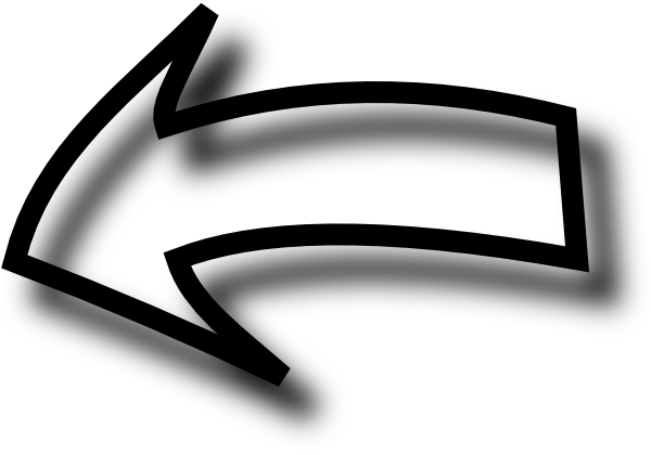 Silhouette Arrow Left Transparent PNG Image