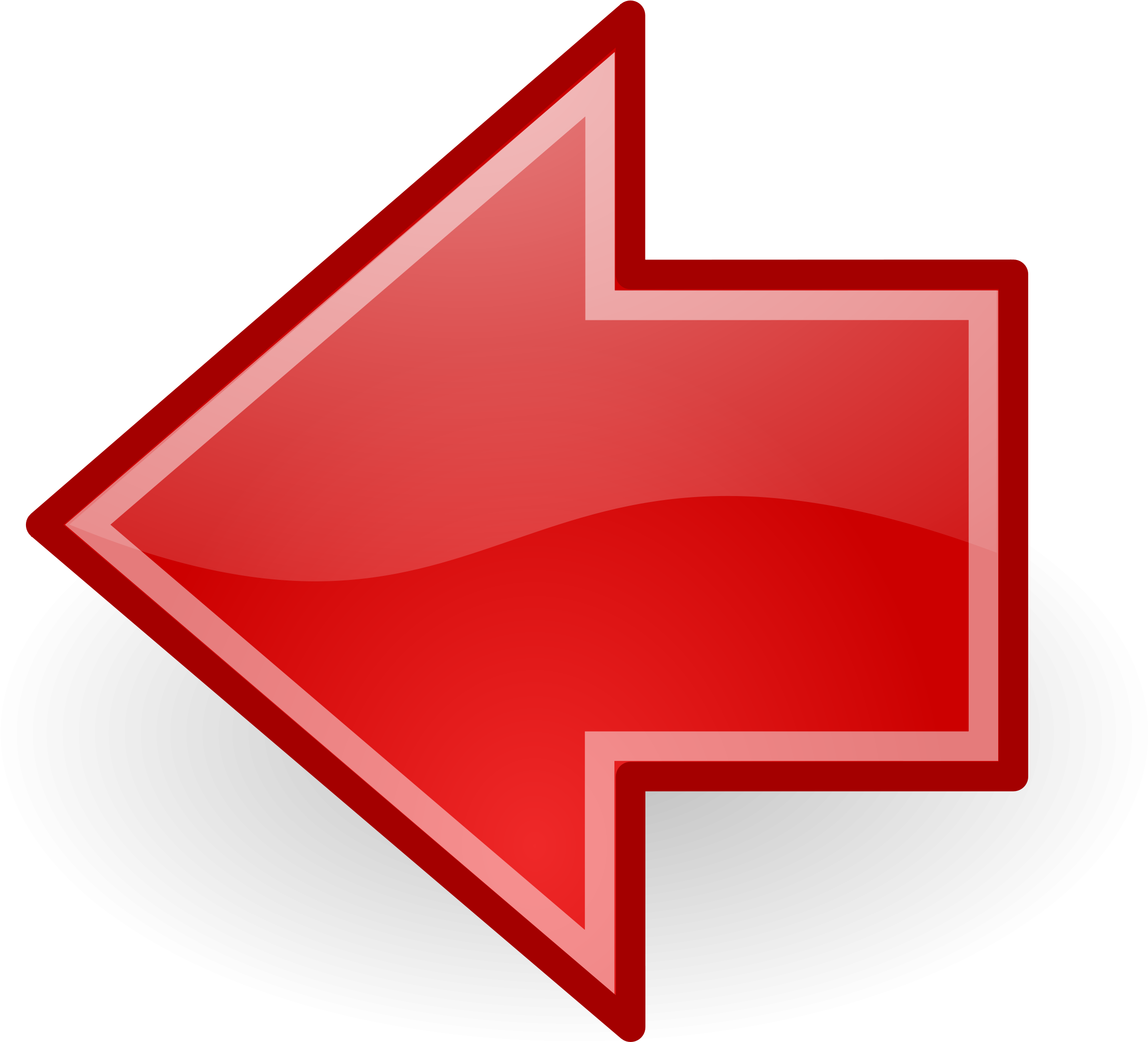 Arrow Red Left Transparent PNG Image