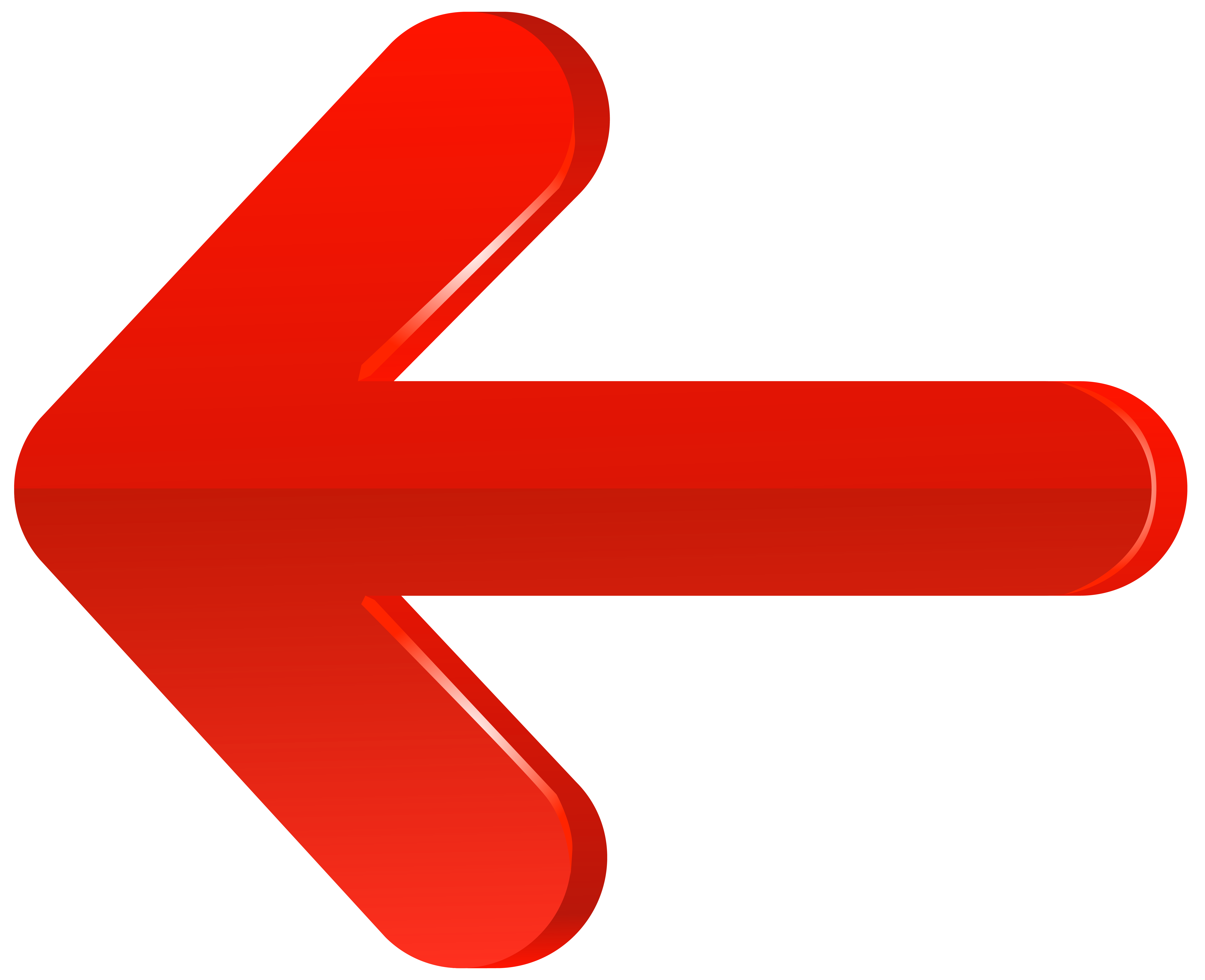 Line Pointer Arrow Red Transparent PNG Image