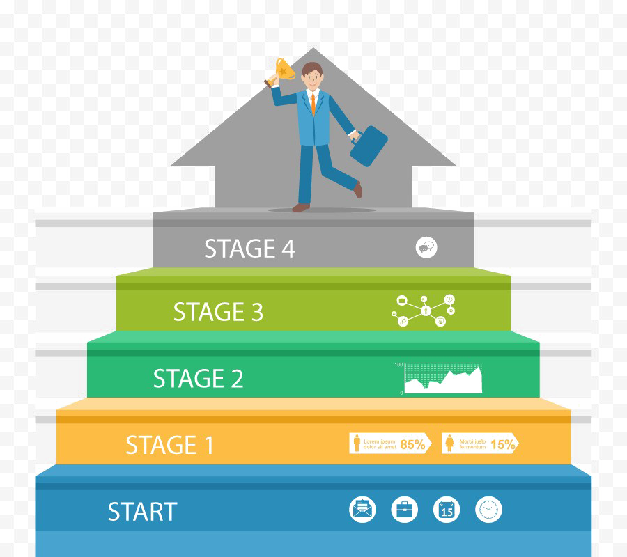 Ladder Of Success Transparent PNG Image