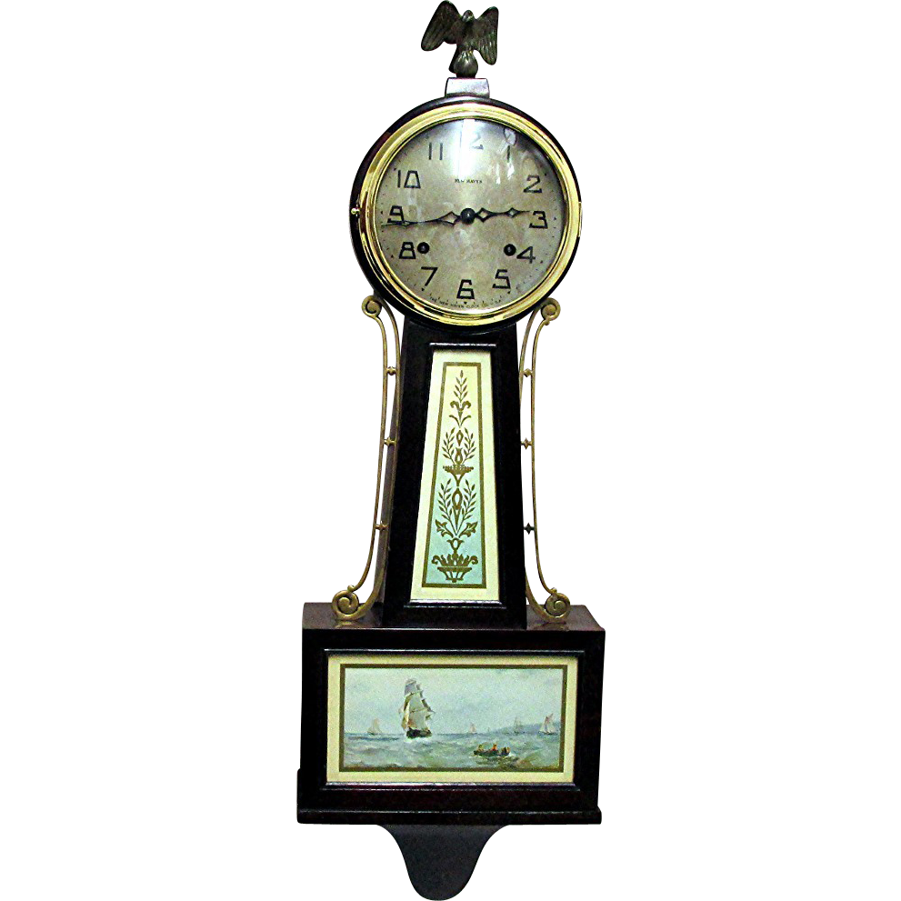 Banjo Clock Transparent PNG Image