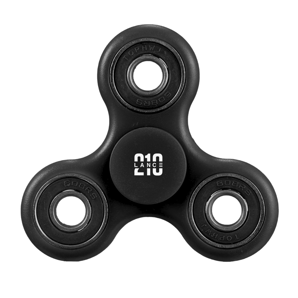 Black Fidget Spinner Transparent PNG Image