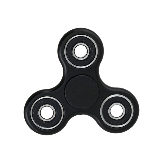 Black Fidget Spinner Transparent PNG Image