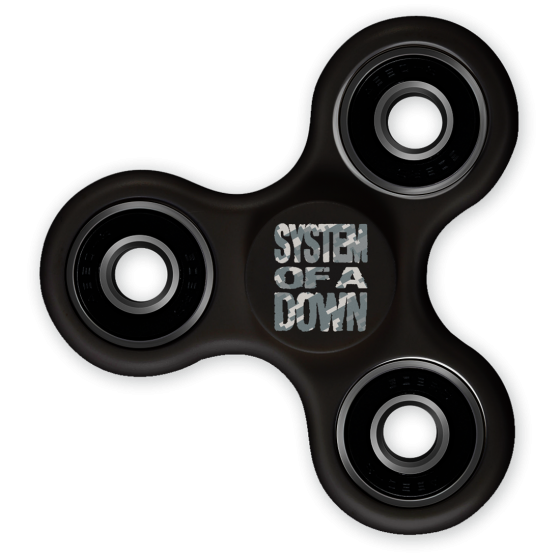 Black Fidget Spinner Transparent PNG Image