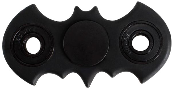 Black Fidget Spinner Transparent PNG Image
