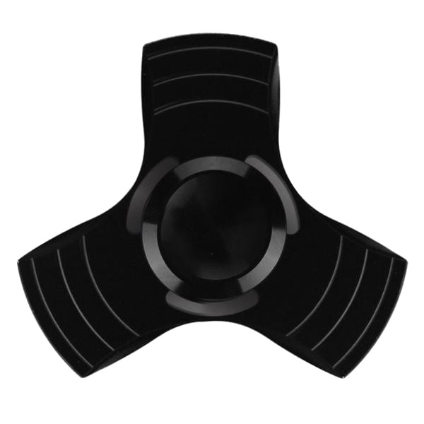 Black Fidget Spinner Transparent PNG Image