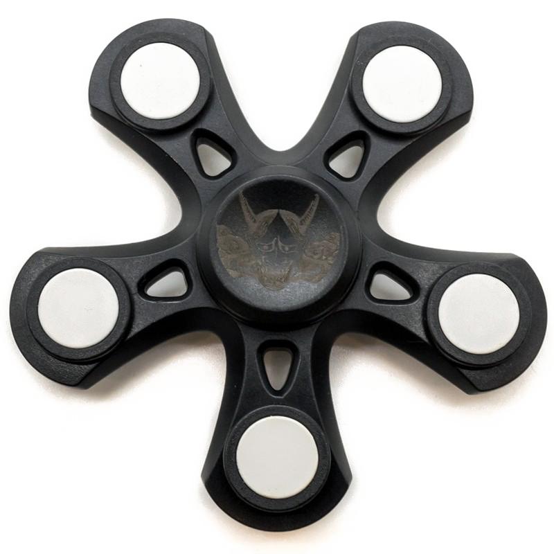 Black Fidget Spinner Transparent PNG Image