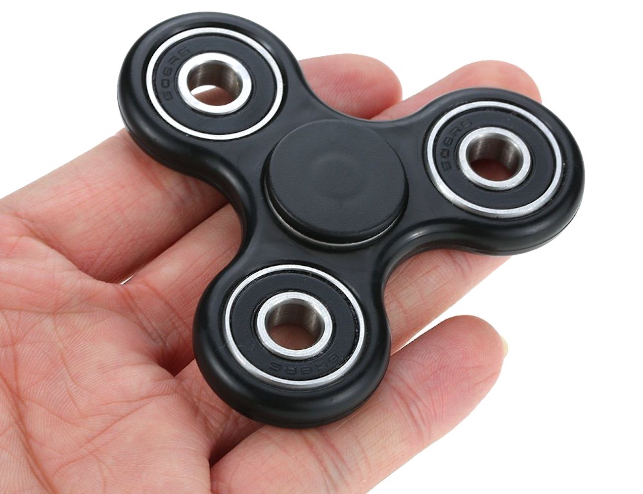 Black Fidget Spinner Transparent PNG Image