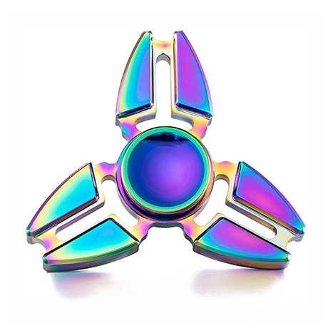 Rainbow Fidget Spinner Transparent PNG Image