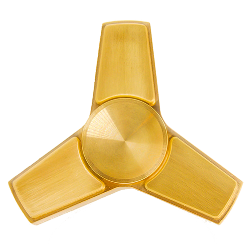 Gold Fidget Spinner Transparent PNG Image