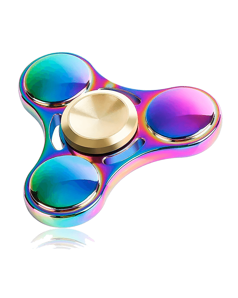 Rainbow Fidget Spinner File Transparent PNG Image