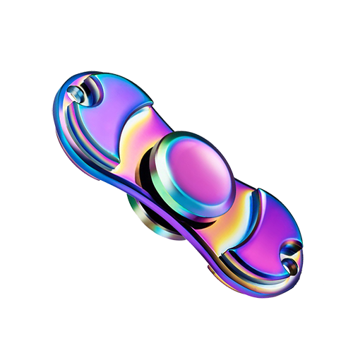 Rainbow Fidget Spinner Transparent PNG Image