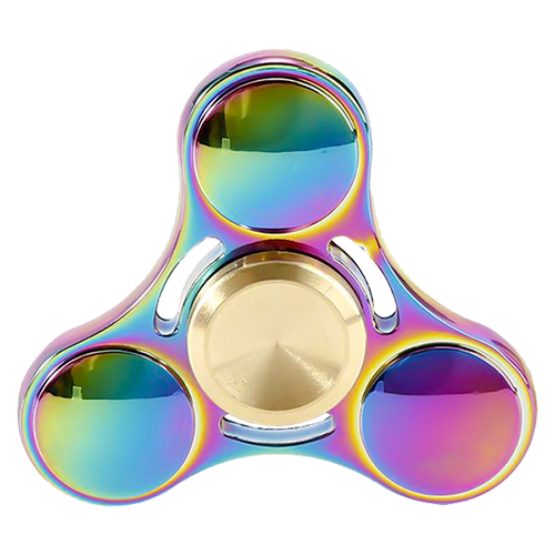 Rainbow Fidget Spinner File Transparent PNG Image