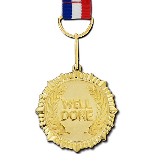 Gold Medal Transparent PNG Image