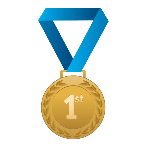 Gold Medal Transparent PNG Image