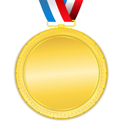 Gold Medal Transparent PNG Image