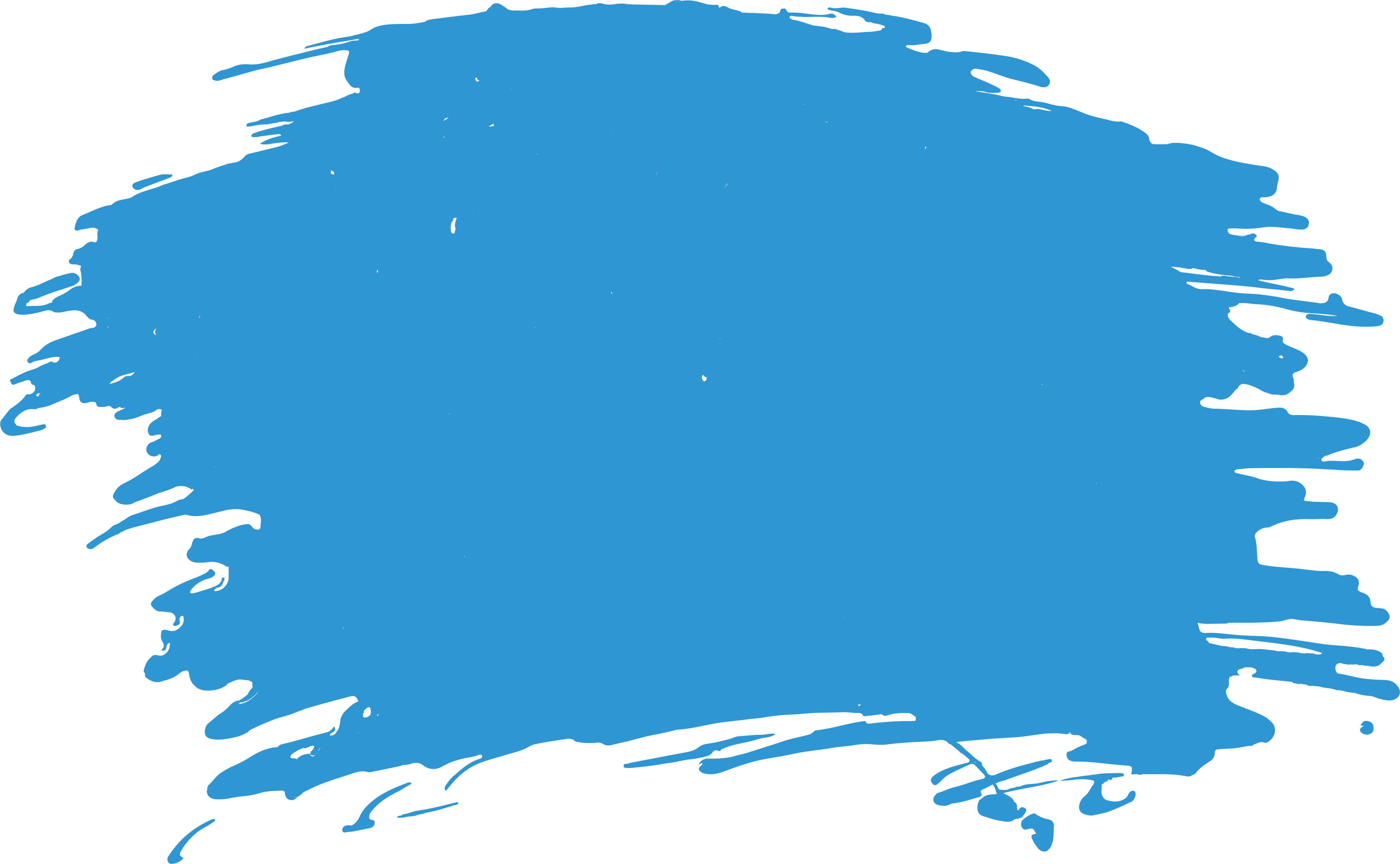 Blue Art Brush Transparent PNG Image