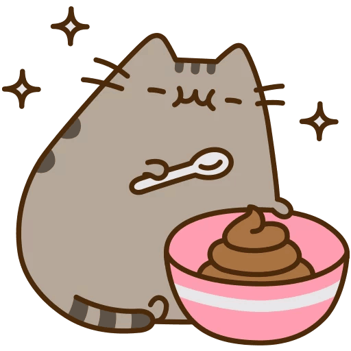 Food Area Pusheen Cat Transparent PNG Image