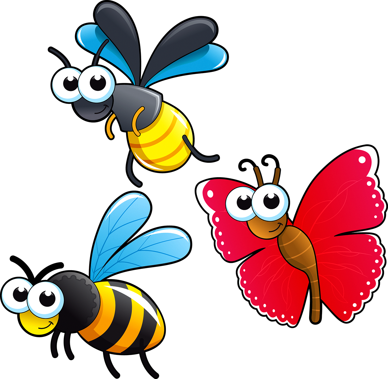 Butterfly Insect Art Cartoon Drawing Transparent PNG Image