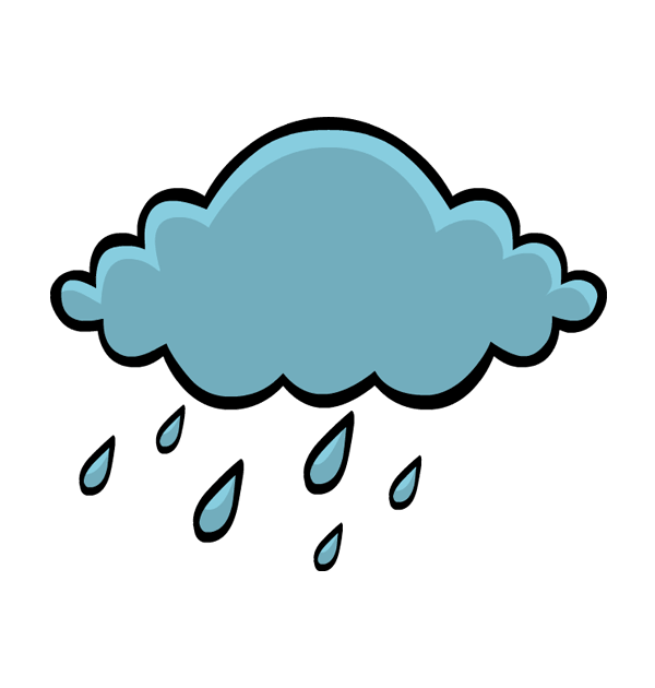 Animation Leaf Cloud Rain Area Transparent PNG Image