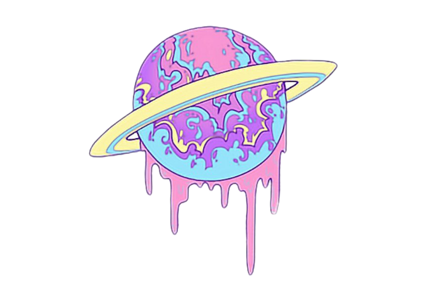Purple Art Aesthetic Transparent PNG Image