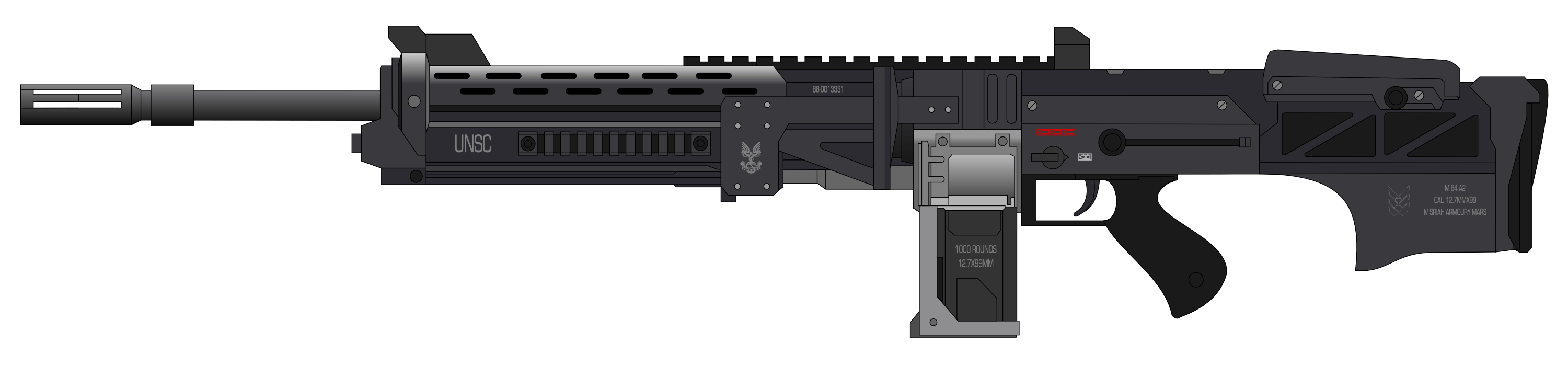 Assault Rifle Transparent PNG Image