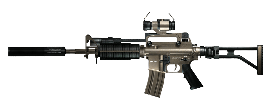 Assault Rifle Transparent PNG Image