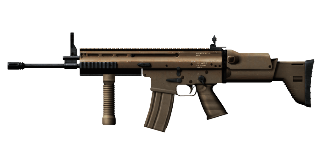 Scar Assault Rifle Transparent PNG Image