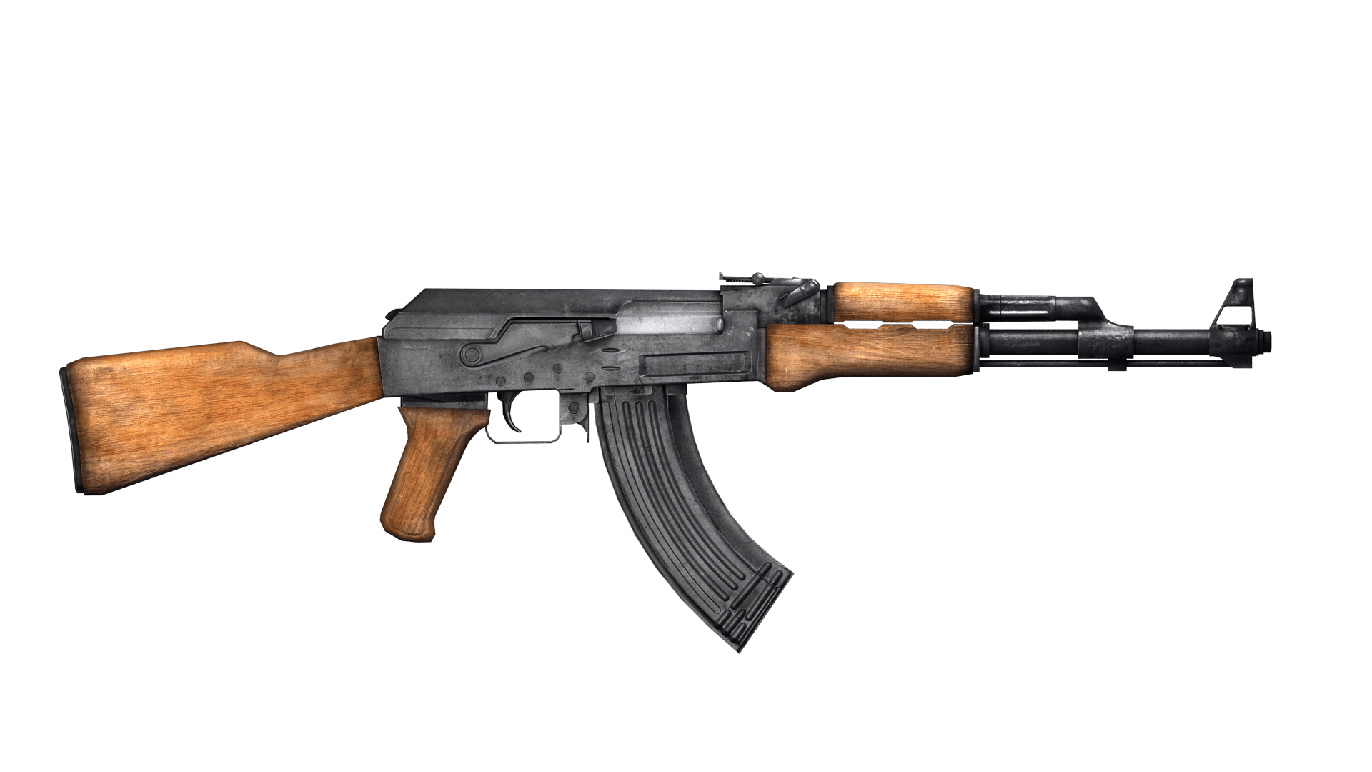 Akm Kalash Russian Assault Rifle Transparent PNG Image