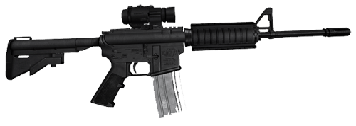 M4 Assault Rifle Transparent PNG Image