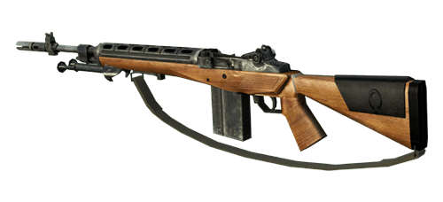 M14 Assault Rifle Transparent PNG Image
