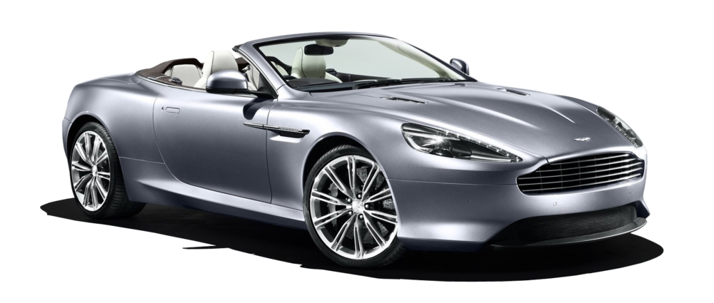 Aston Silver Martin Transparent PNG Image