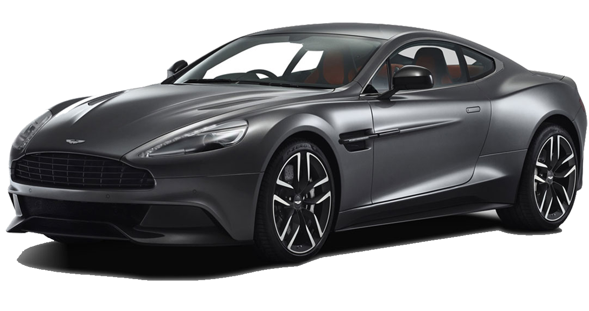 Aston Silver Martin Transparent PNG Image