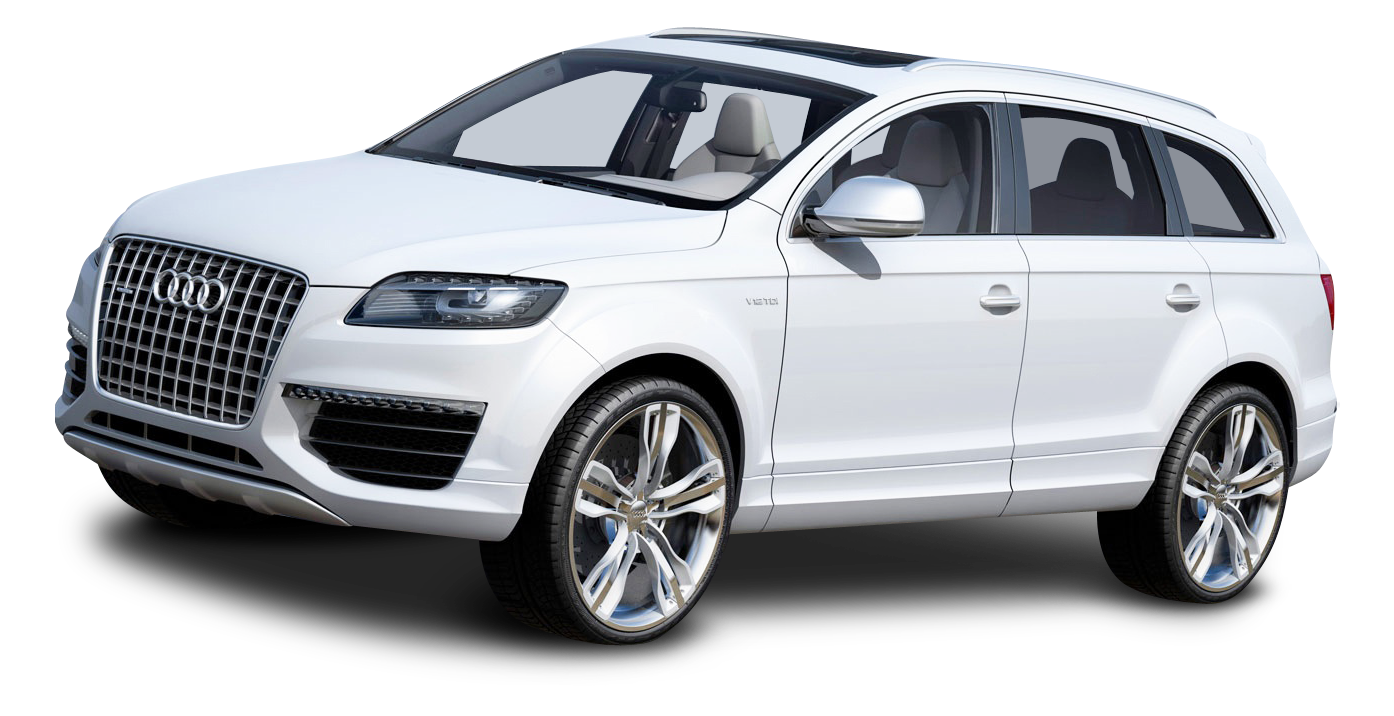 Suv White Audi Transparent PNG Image