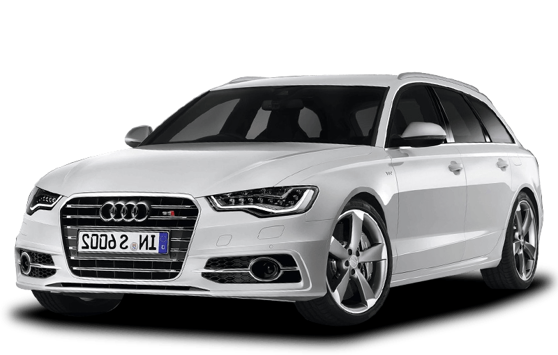 White Audi Car Transparent PNG Image