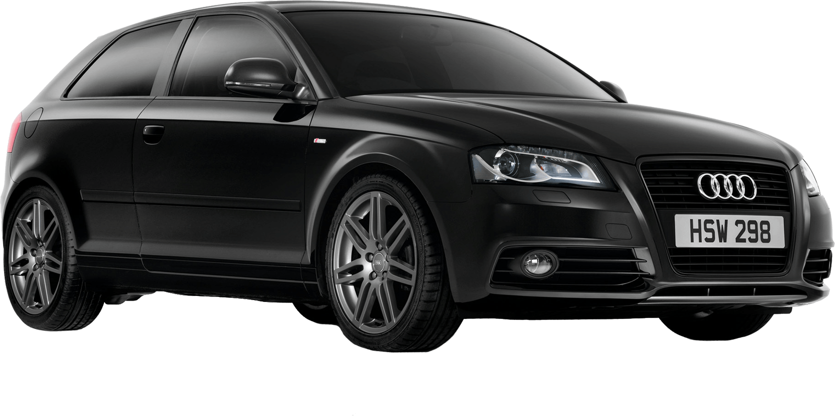 Black Audi Car Transparent PNG Image