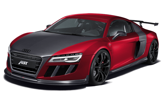 Red Audi R8 Transparent PNG Image