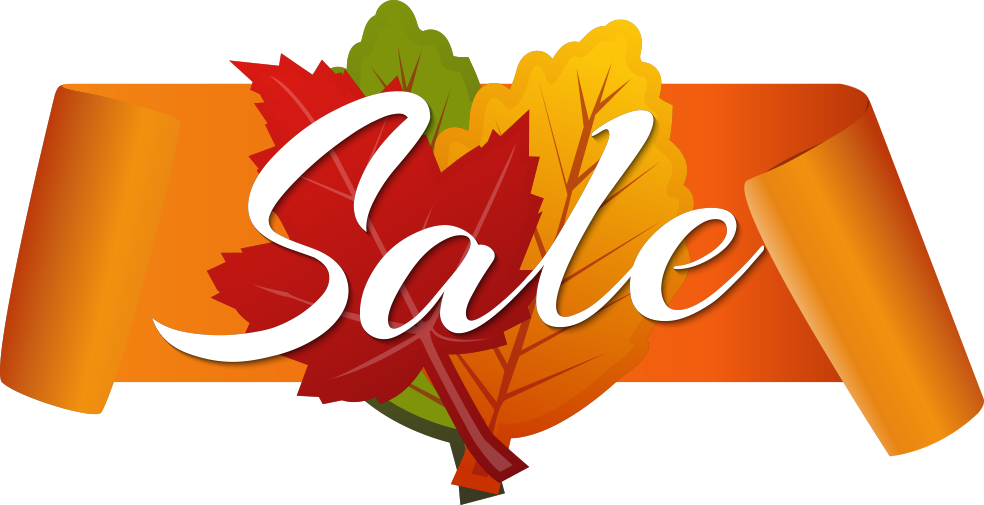 Autumn Discount Vector Sale Transparent PNG Image