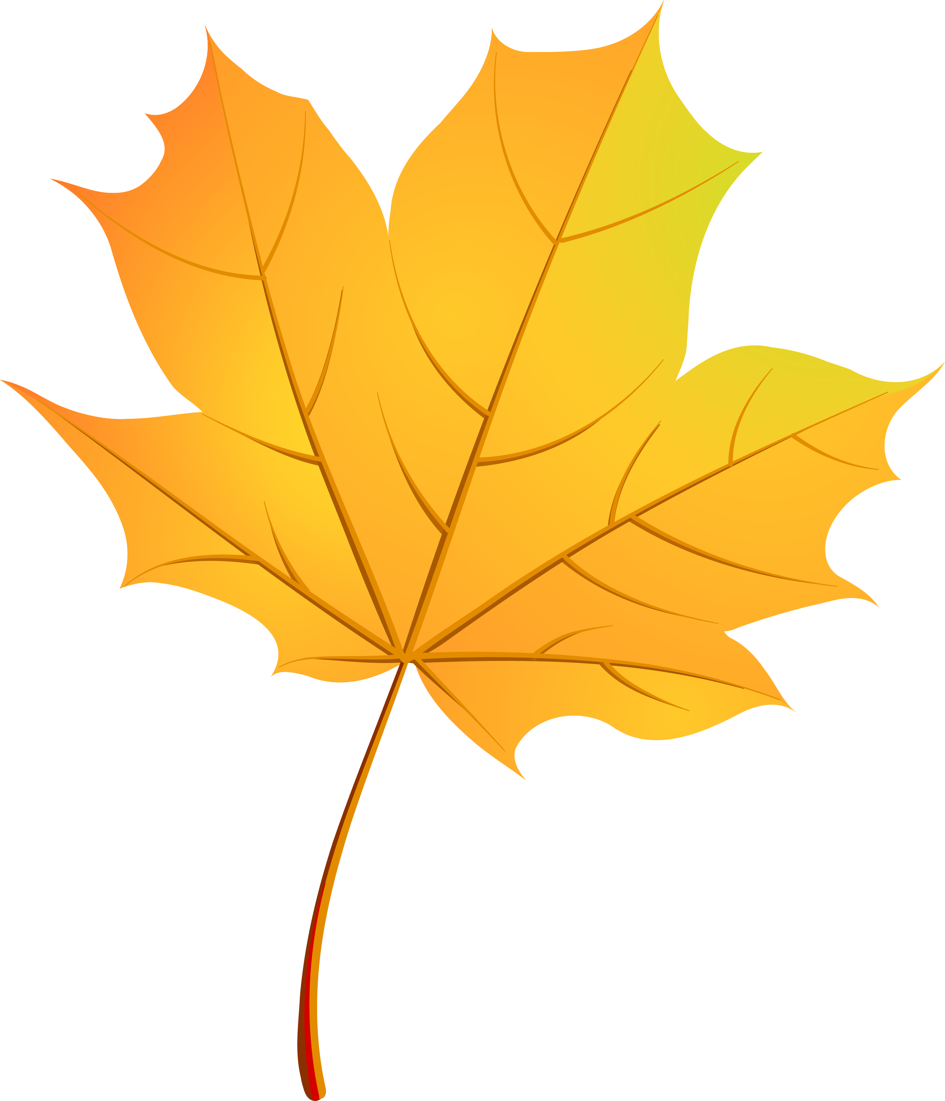 Autumn Vector Leaf File Transparent PNG Image