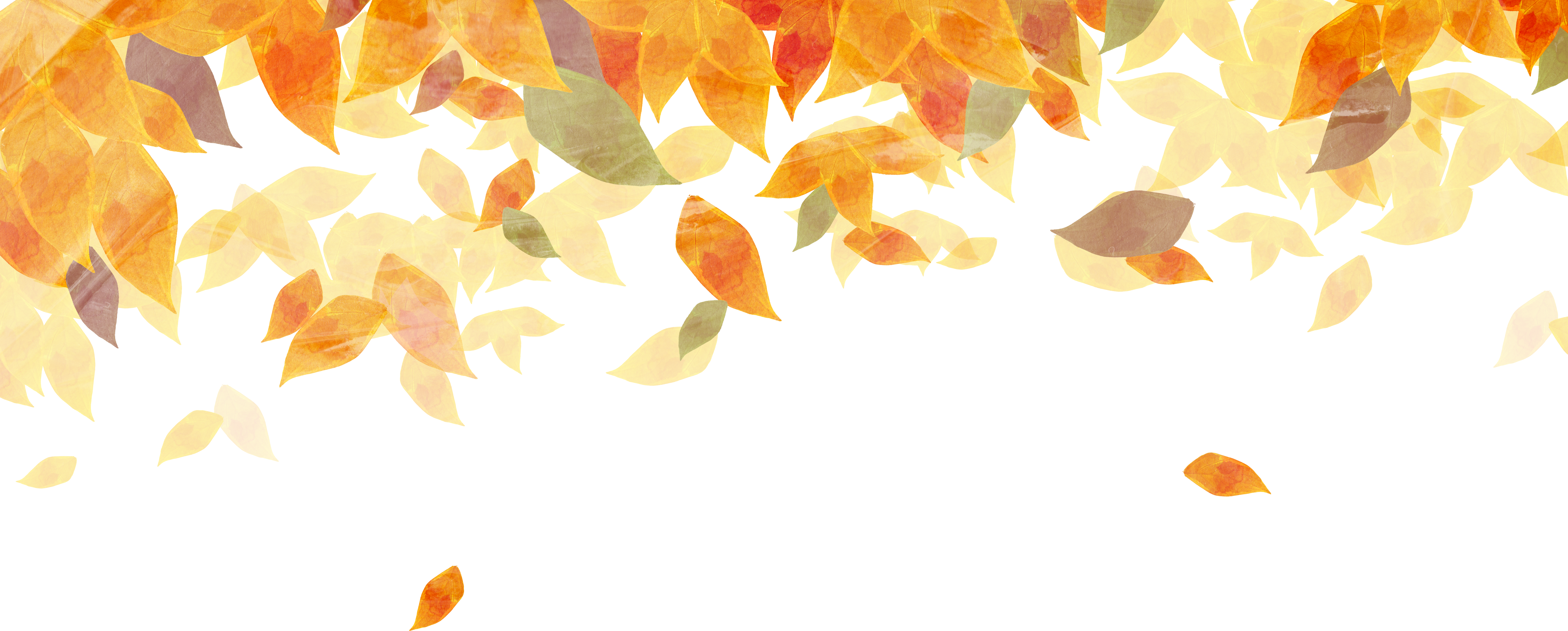 Autumn Golden Leaf Transparent PNG Image